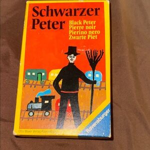 Ravensburger Schwarzer Peter Card Game - Orange and Black